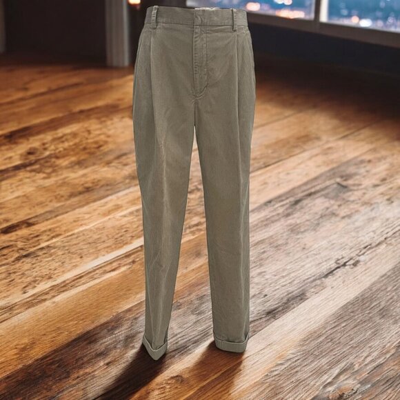 Banana Republic Other - Banana Republic Smithfield Corduroy Pants 35x32 Khaki Cotton Classic Versatile